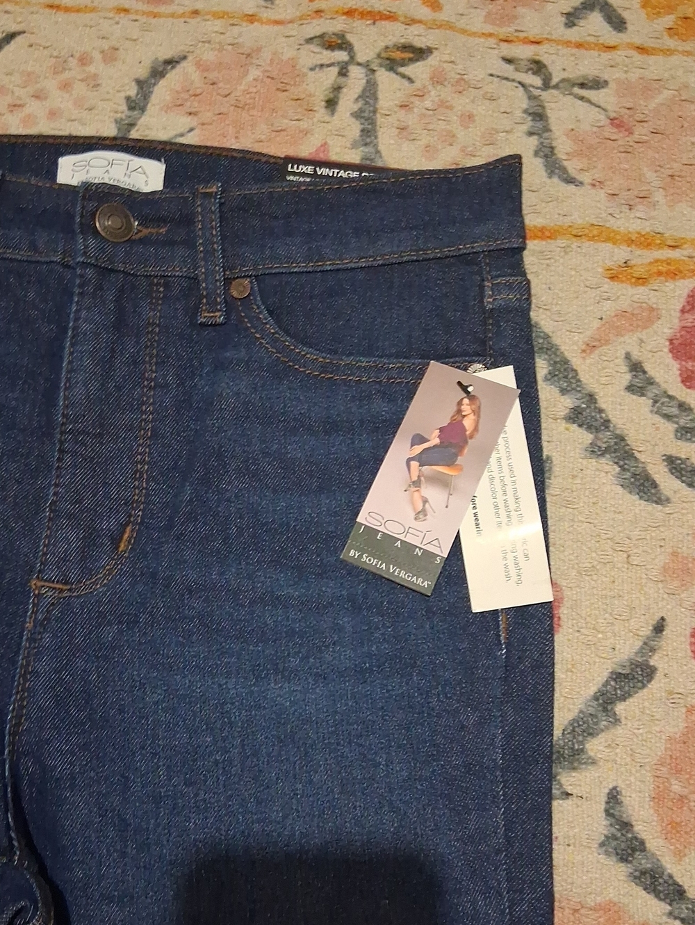 High Rise Wide Leg Flare Jeans - Picture 2 of 9